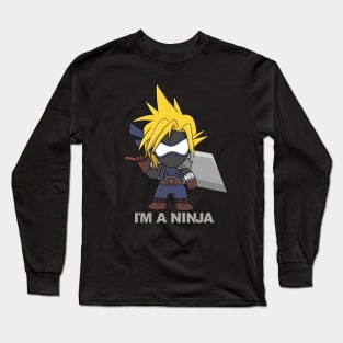 I'M A NINJA Cosplay 37 on black Long Sleeve T-Shirt